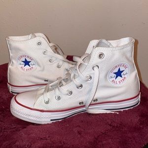 Brand new, never worn high top Converse